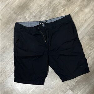 Ring Men's Black Flat Front Shorts